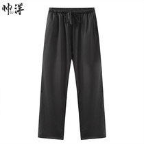 New Chinese Tang Dynasty trousers loose and comfortable summer pants Chinese style national clothing casual pants men