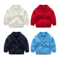 Mommy kiss Beilele baby sweaters girl boy boy boy baby sweater with high collar and thickened thickened undershirt