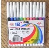 Student 868-12 color watercolor pen watercolor pen watercolor pen watercolor pen slim watercolor pen