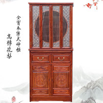 Khmer Pear All-Solid Wood Buddha Table with door Chinese shrine Table Taiwan Taiwan Taiwan Taiwan Yu Buddha Cabinet