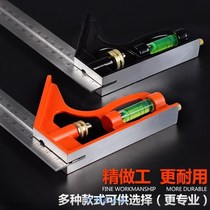 Woodworking ruler multi-function triangle multi-function scribing ruler scale drawing and positioning high precision