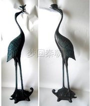 Imitation Antique Bronze Ware 30cm Tortoise Cranes with Sesame Handicraft Abroad Gift Conference Gift house Feng Shui Pendulum