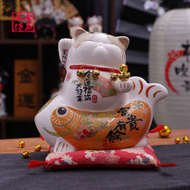 Jinshi Workshop Fashion Cat Fashion Household Living Room Household Joe Moving New Creative Gifts Ceramic Savings Can