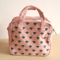 Special canvas elephant square lunch box bag Bento bag Small bag Mommy bag