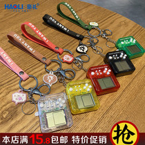 Game console key buckle pendant male and female personality creative cartoon cute and practical custom key ring bag small hanging decoration