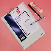deli 9248 board clip A4 plastic clip PP board clip Writing pad clip Writing pad clip Report clip Pad clip Recording clip White board clip Kraft paper swatch clip Wood clip