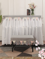 Piano cover Full cover Nordic simple modern high-grade dust-proof lace piano cover cloth pennant piano cover princess