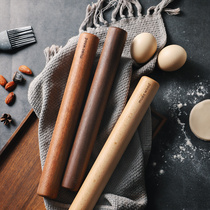 Solid wood small number of rolling pin 28cm wood household dumplings leather catch-up face stick black walnut beech wood oolwood surface stick