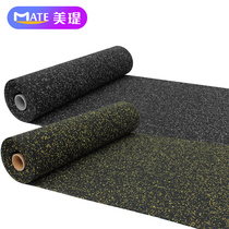 Gym rubber floor mat Floor rubber thickened rubber coil floor non-slip cushioning cushion
