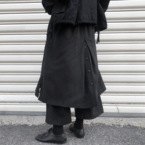 Lu and Shanyu original autumn new product Yamamoto Yaoji dark yoji design back button men and women casual culottes