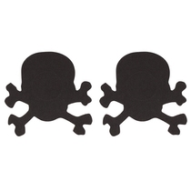 Human Ornament Nipple Patch Black Skull Avant-garde Sexy Ghost Head No Need To Punch Milk Ring Ornament Pair of Price