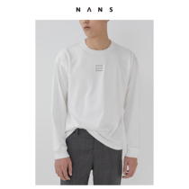 (NANS) Kuanshu base printing long sleeve TEE WITH EASE TEE - NS3E13