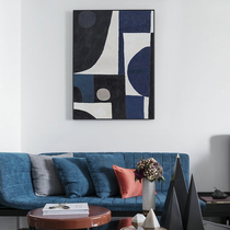 Jellypaint original hand-painted) abstract geometric hand-painted oil painting large size living room decorative painting model room