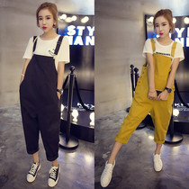 Pregnant women pants with pants spring and summer 2019 new fashion loose size nine out wearing maternity wear summer pants