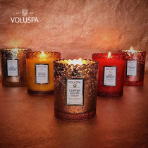 American VOLUSPA scented candle to help sleep and soothe sleep starry sky cup Lace embossed cup fragrance decoration gift