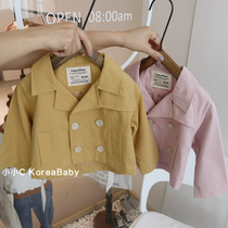 Superior Sense Babys Little Suit Costume Korean Baby Clothing 2022 New Men and Womens Cotton Cotton Coat Cover