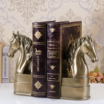 European-style cold cast copper horse head by ornaments home accessories creative office study desktop furnishings
