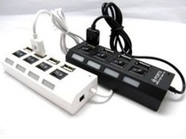 usb hub hub splitter one drag four-strip BRICS with switch 4 ports HUB true USB2 0