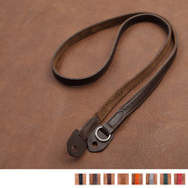 cam-in Italian original plant tanned cowhide camera back strap Leather shoulder strap Round hole interface CS197