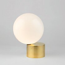 Modern post-modern minimalist designer soft metal glass ball living room study bar decorative lamp