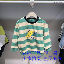 Annil ANEL counter 2021 autumn new little boy round neck long sleeve sweater XB131765