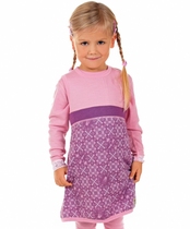 Norwegian Janus 100% merino wool princess girl baby girl flower skirt spot