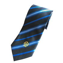 New railway uniform tie male high-speed rail tie railway blue red tie easy to pull dress tie