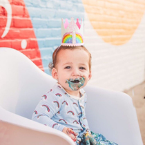 Birthday hat decoration girl first year cartoon crown Children Baby hundred days tiara party birthday scene arrangement