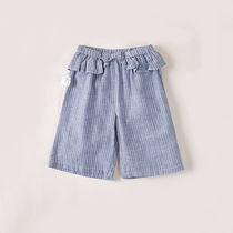 Shark female child shorts baby outside wearing shorts 1-3-year-old foreign air summer clothing children girl pants for summer loose