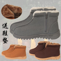 Buddhist winter monk shoes cotton shoes and fashion shoes warm plus velvet nun shoes monk cotton shoes men and women winter worry-free tree