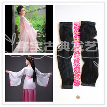 Costume new style wig modeling fluffy corn whisker unilateral hair COS curved hair double head single hair piece hair row