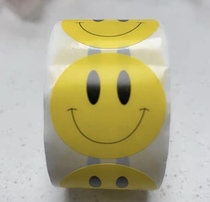 Smiley face Happy sticker big and small number Praise Paper Wedding Party Gift Closure and Decorative Labels