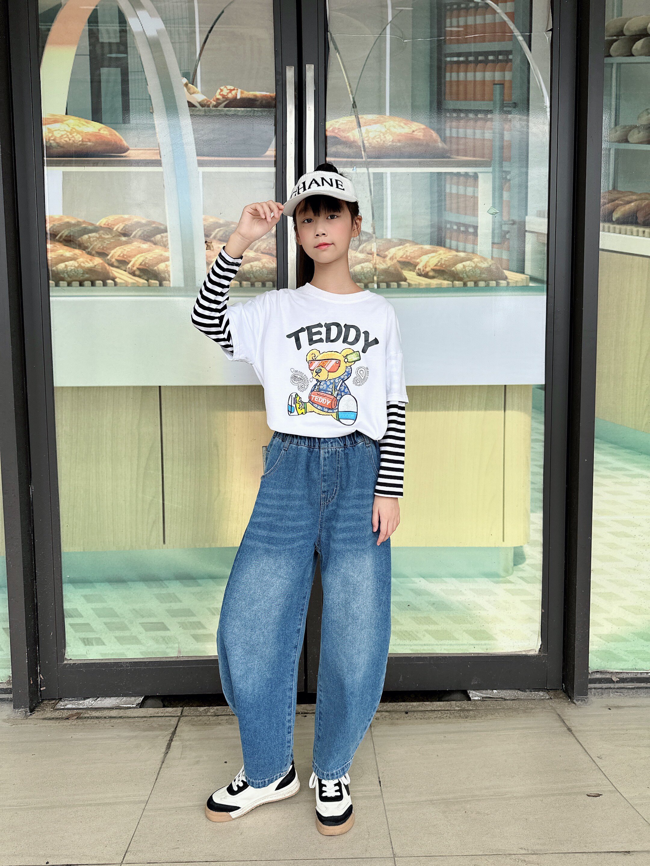 贝蒂童装春装女童宽松牛仔裤2025韩版女大童儿童秋季长裤休闲裤子