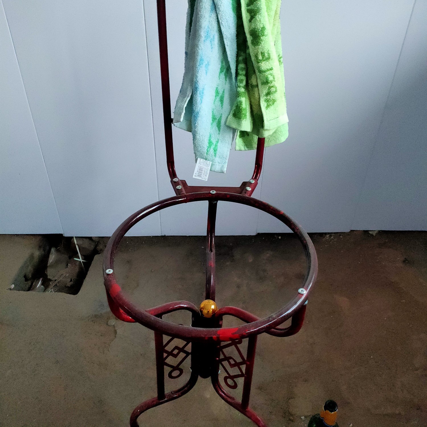 洗脸盆架落地家用不锈钢脸盆置物架老式盆架子卫生间铁艺农村盆架