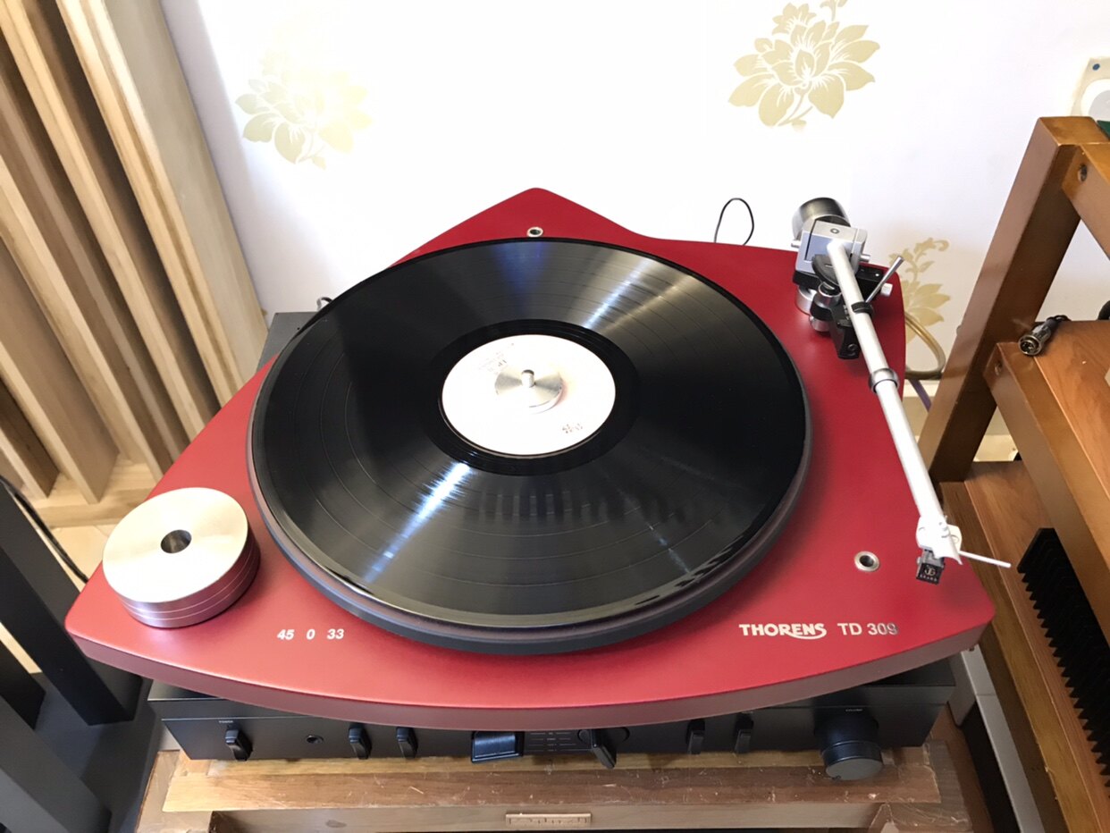德国原装thorens多能士td309lp黑胶唱机已出