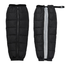 Down knee pads Motorcycle mens and womens electric battery car knee pads Winter windproof cold warm cycling leg guards