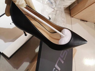 casnsku/卡库2021年新款黑色高跟鞋女夏细跟性感百搭女士尖头单鞋