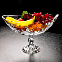 Italian RCR original Imported Crystal Fruit Pan Fruit Pan Creative leaf Dried Fruit Pan Fruit Bucket Joe Relocation Gift