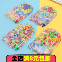 Childrens creative pinball board Nostalgic desktop handheld game Childrens board game maze Intellectual puzzle parent-child toys