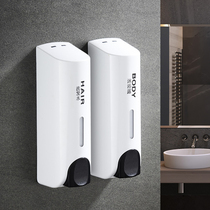 Junjie hotel hotel soap dispenser Bathroom wall-mounted foam hand sanitizer machine Bathroom household shower gel box
