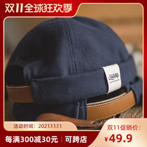 Madden tooling French retro classic World War II Sarmer Hats Autumn and Winter Wash Pure Color Guadle Hats and Men and Women