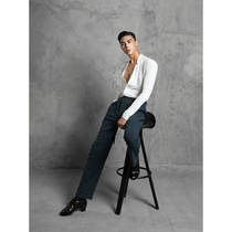 ZYM20603 national standard dance Latin dance mens practice dance dress shirt blouses