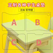 Tasteless transparent primary and secondary school students table mat pvc waterproof and oil proof test mat desk special tablecloth soft glass