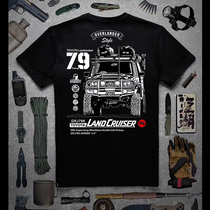 Cross-country Lakes Short Sleeve T-shirt Male Round Collar Compassionate Cotton Big Code Summer Casual Half Sleeve LC79 Land Tour Retro American