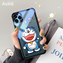 Cartoon Apple 12 Mobile Phone Shell Transparent Glass iphone12pro Protective Sleeve Cute Lady Money Max Mesh Red Promax Full Bag Anti-Fall mini silicone ip12 Mini with hanging