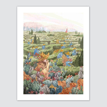 (New product offer) New cutting-edge national tide artist Cheng Hui (Absurd 26 Maze) limited edition prints