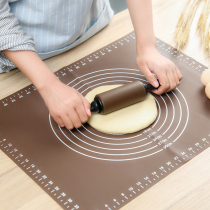 Japanese large kneading pad silicone pad home non-stick baking pad rolling pad and panel chopping plate rolling pin set