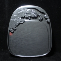 Pure hand carved star pit brush wire Venus cultivation outside Shexian Yan Wen Fang Original stone inkstone Rice paper Huimohu Pen