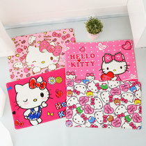 Cartoon Hello Kitty cute mat doormat non-slip mat into the door Home childrens bedroom toilet door mat absorbent