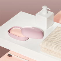 Soapbox with cover Students Dormitory Shower with Hermetic Travel Portable Leachate Creative Personality Cute Soap Box